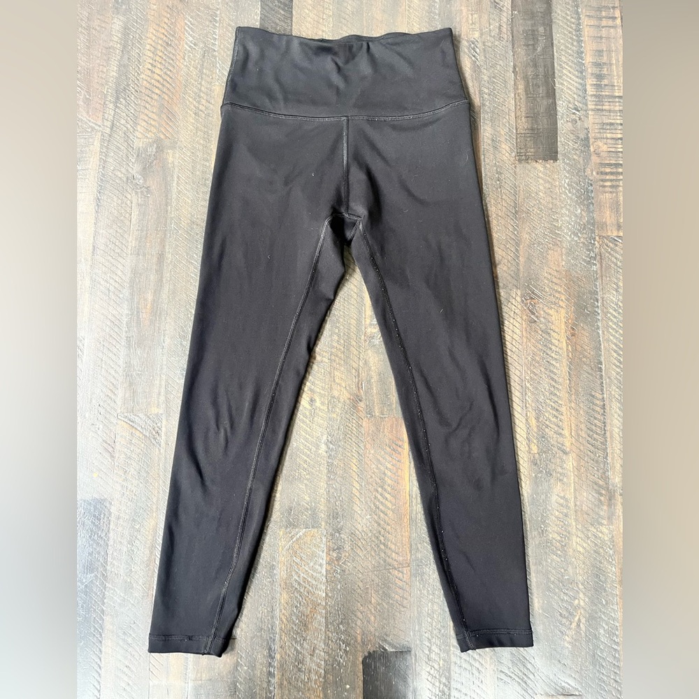 Victoria's Secret LEGGINGS YOGA PANTS Womens Size 6 Black Stretch